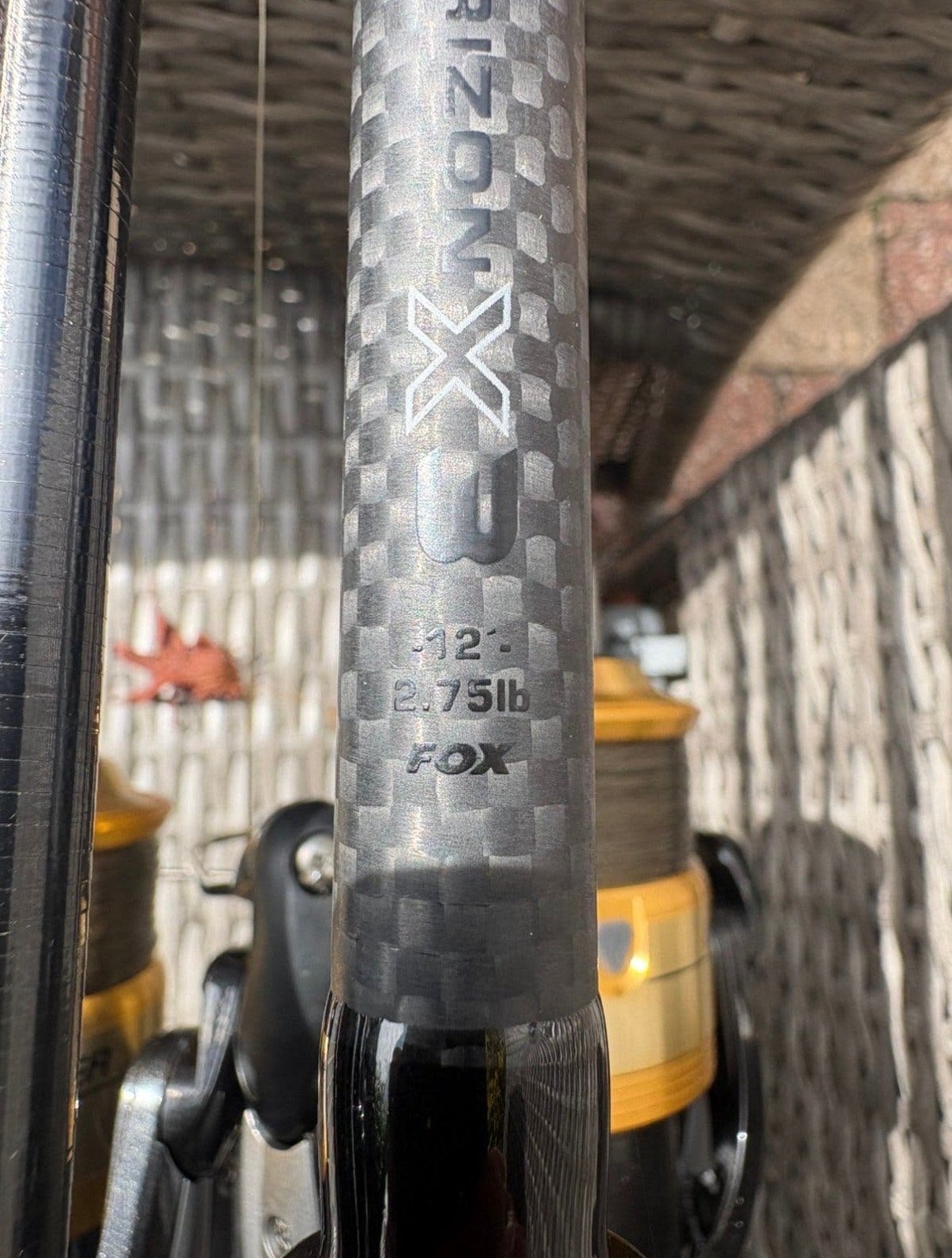 2x Fox Horizon X3 12ft 2.75lbs karperhengels - Z.G.A.N., Ophalen, Zo goed als nieuw, Werphengel