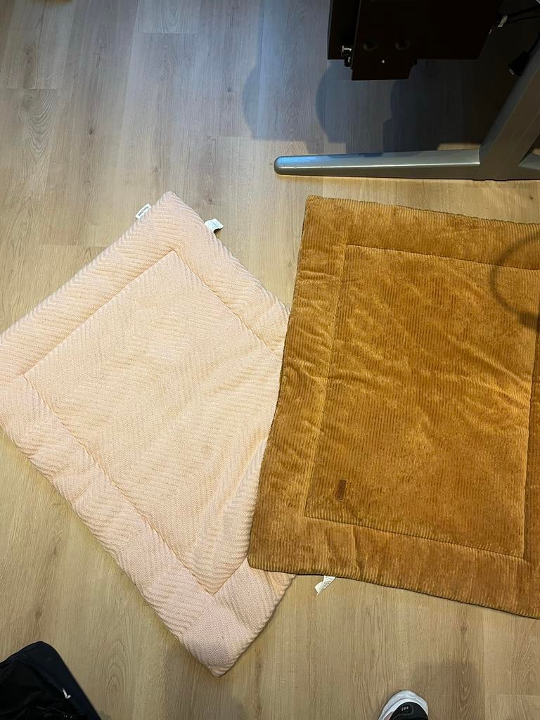 Set van 2 Boxkleden Baby's Only - Roze en Okergeel 75x95, Ophalen of Verzenden, Gebruikt
