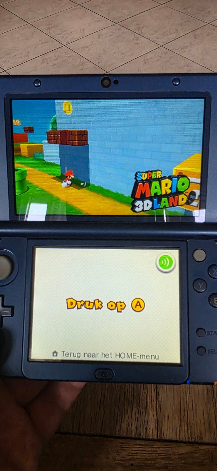 New 3DS XL met top ips scherm, Spelcomputers en Games, Spelcomputers | Nintendo 2DS en 3DS, Gebruikt, 3DS XL, Blauw, Met games
