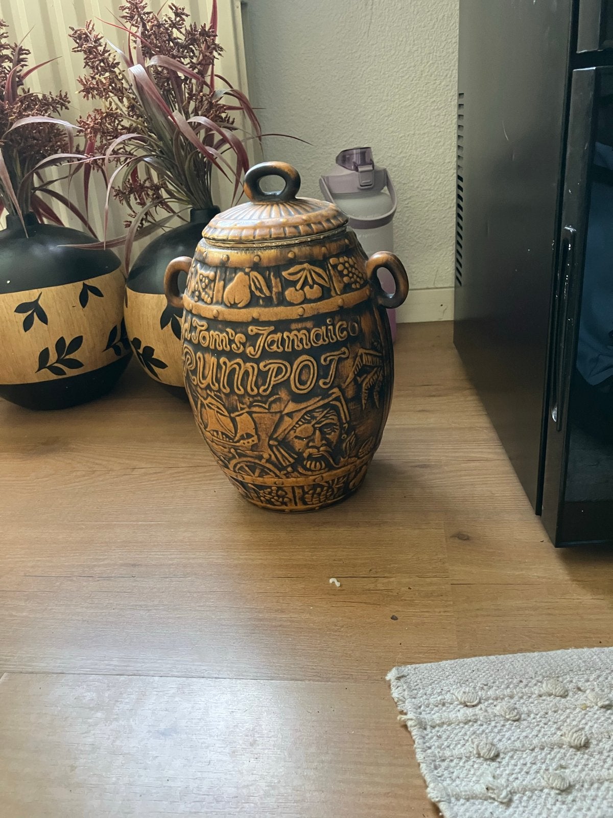 Oude Jamaica Rumpot Vaas - Decoratief en Uniek, Antiek en Kunst, Ophalen