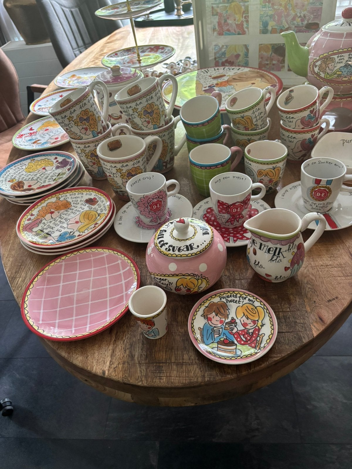 Uitgebreid Blond Amsterdam Servies - Zo goed als nieuw, Ophalen, Blond Amsterdam, Zo goed als nieuw, Aardewerk