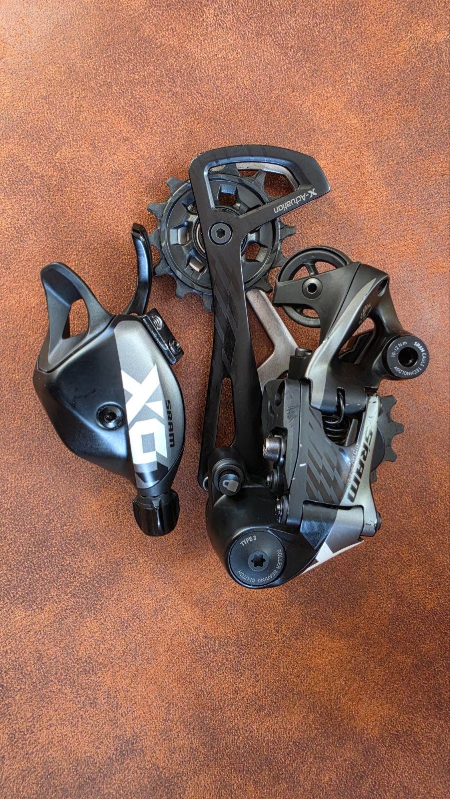 SRAM XO1 Eagle schakel set., Ophalen of Verzenden, Zo goed als nieuw, SRAM, Derailleur of Ketting