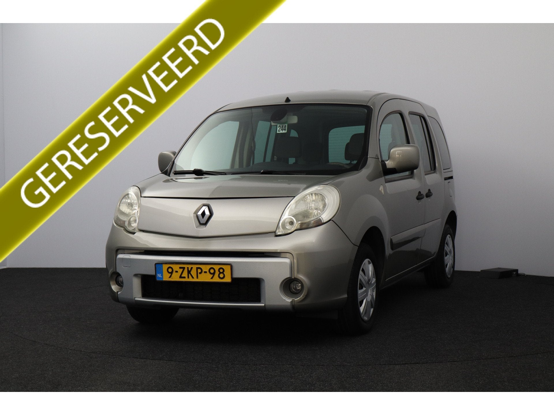 Renault Kangoo Family 1.6-16V Privilège/ HISTORIE!/ AUTOMAA, Stof, Gebruikt, Zwart, 4 cilinders