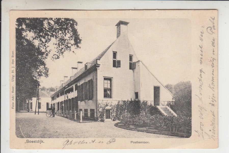 Soestdijk, Postkantoor, Ophalen of Verzenden, Voor 1920, Gelopen, Utrecht