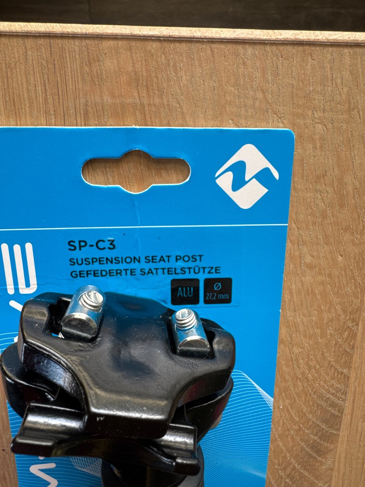 M-Wave SP-C3 Geveerde Zadelpen - Nieuw in verpakking, Elektrische fiets, Nieuw, Ophalen of Verzenden, Zadel
