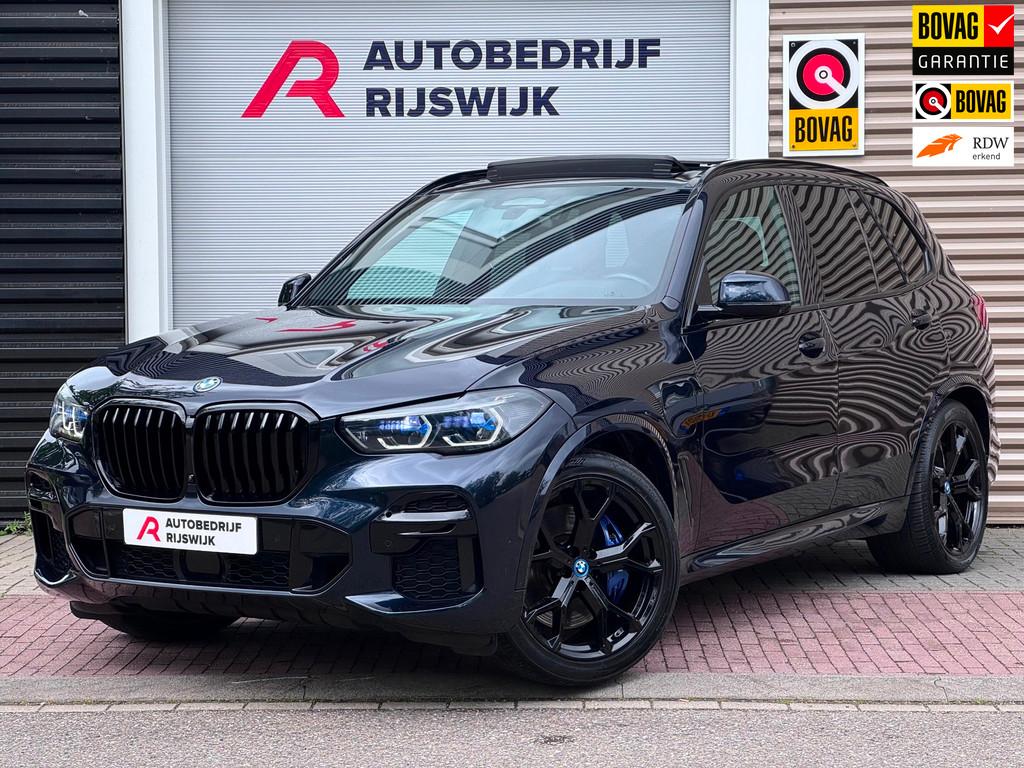 BMW X5 XDrive45e High Executive Pano/H&K/Memory/Laser, Auto's, BMW, 12 maanden, Gebruikt, Lichtsensor, Zwart