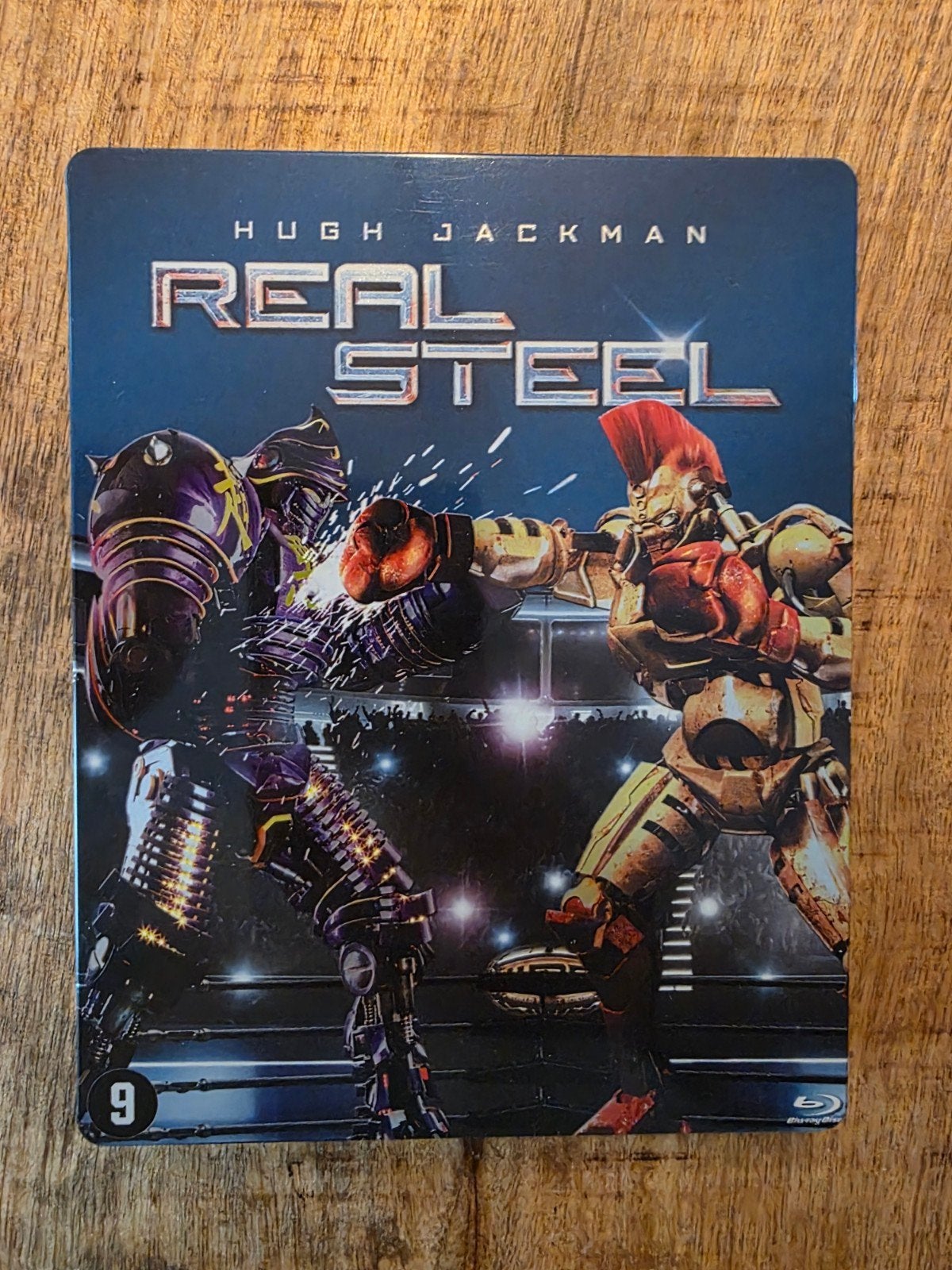 Real Steel Steelbook Blu-ray - Actie Sci-Fi Film, Engels, Film, Ophalen of Verzenden, Zo goed als nieuw
