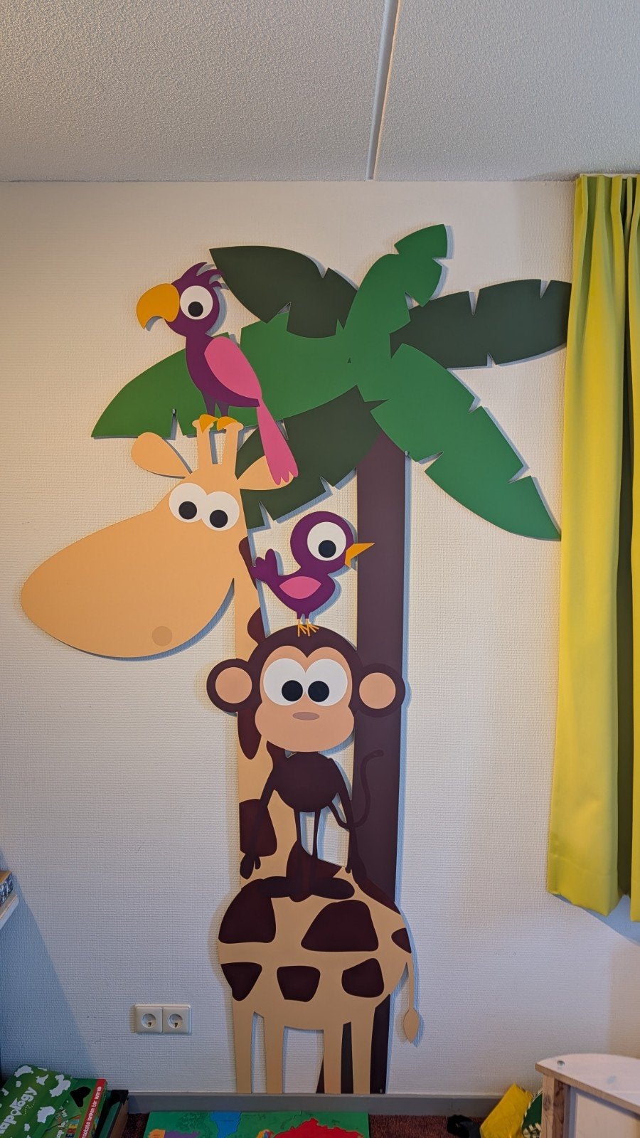 Kinderkamer jungle thema, Ophalen, Overige merken, Zo goed als nieuw, Wanddecoratie