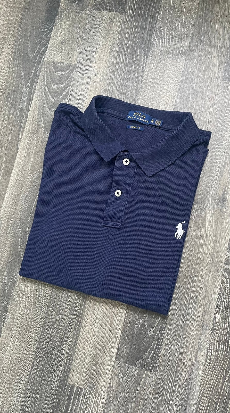 Ralph Lauren Polo maat M, Ophalen of Verzenden, Zo goed als nieuw, Maat 52/54 (L), Blauw