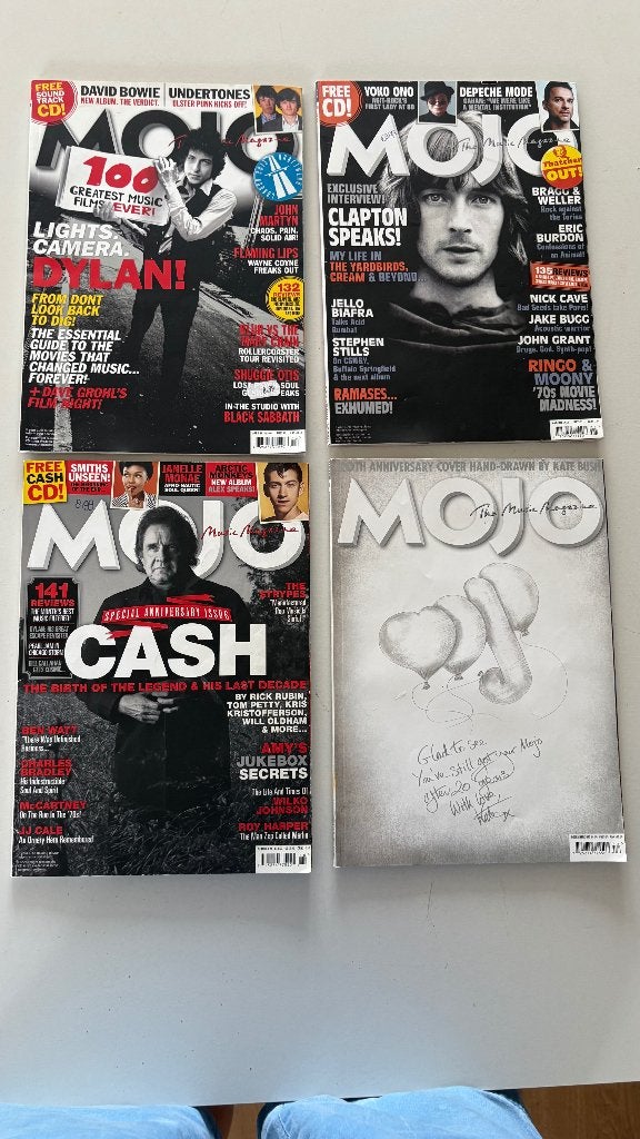 MOJO Magazine 4 NUMMERS - 2013, Ophalen of Verzenden, Zo goed als nieuw, Muziek, Film of Tv