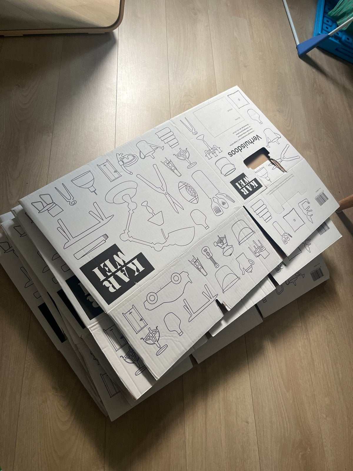 8 verhuisdozen gratis af te halen, Ophalen, Gebruikt, Doos