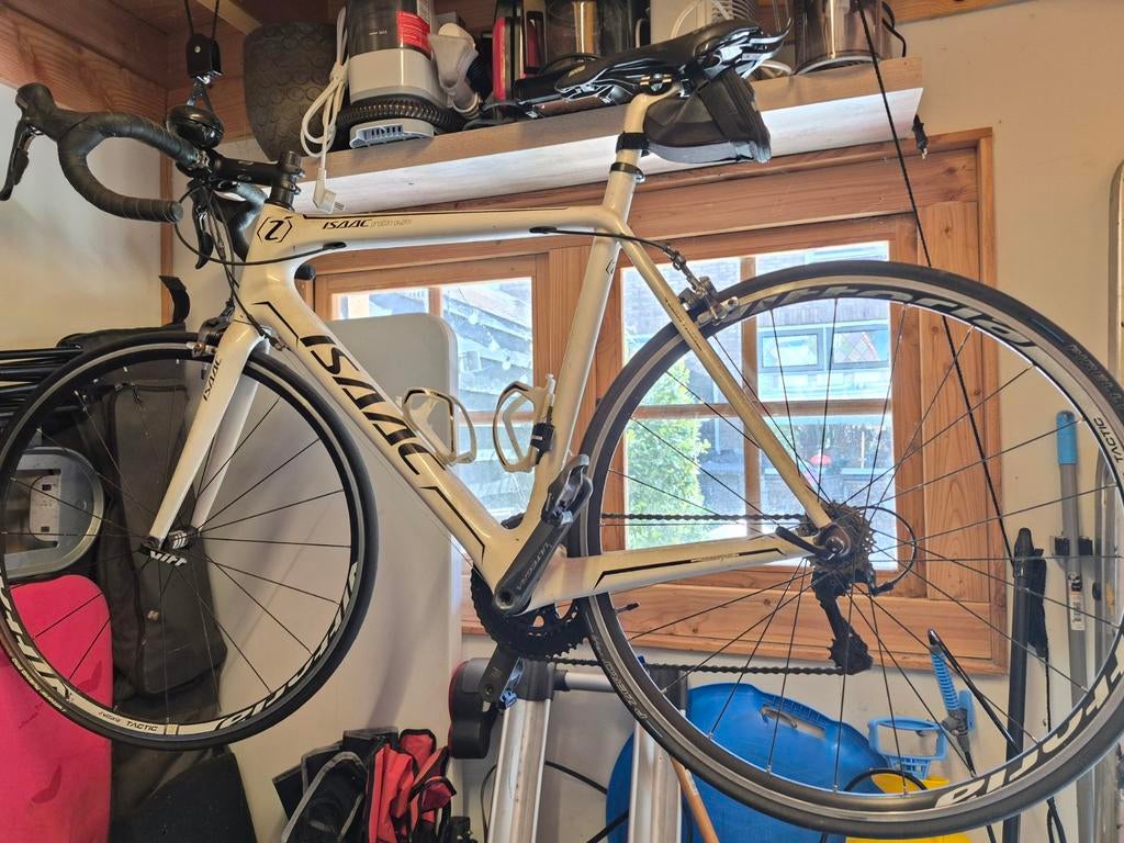 Isaac Proton Carbon Racefiets (mt 58), Fietsen en Brommers, Fietsen | Racefietsen, Carbon, 57 tot 61 cm, Meer dan 20 versnellingen