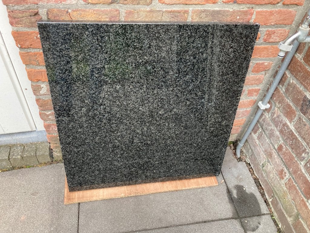 Graniet natuursteen blad | bijzettafel blad | zwart, Huis en Inrichting, Tafels | Bijzettafels, Overige materialen, Minder dan 55 cm