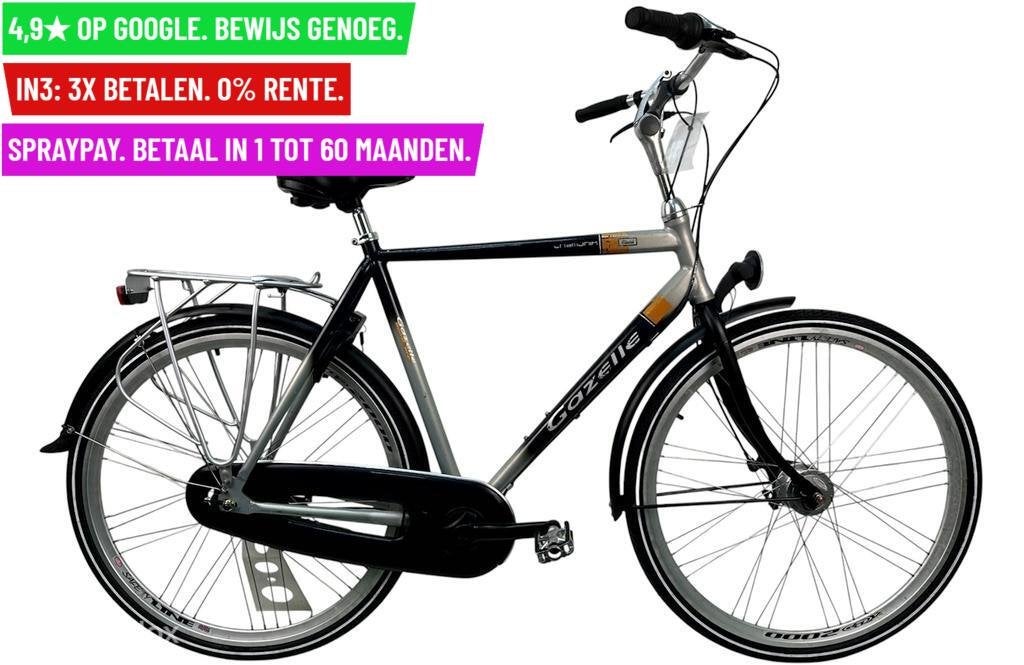 Herenfiets Gazelle Chamonix 28"/60cm/8ver - Levering, Fietsen en Brommers, Fietsen | Heren | Herenfietsen, 9713 Bv Groningen, Gebruikt