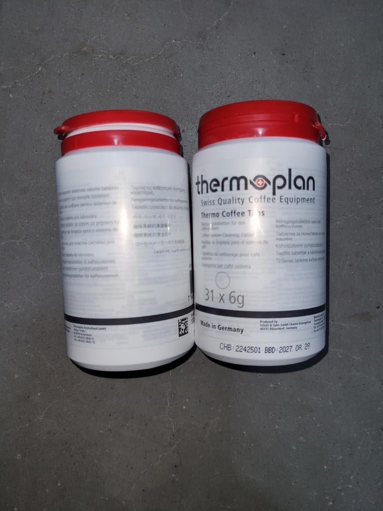Thermoplan Reinigingstabletten voor Koffie- en Melkmachines, Ophalen of Verzenden, Nieuw, Overige merken, Reiniging en onderhoud
