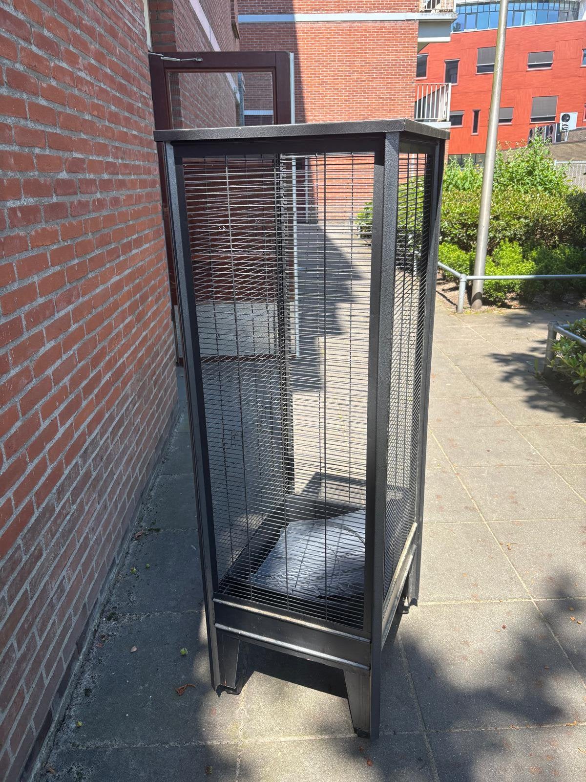 Dierenkooi inclusief plateaus, Dieren en Toebehoren, Ophalen, Kooi, Zo goed als nieuw, 90 cm of meer