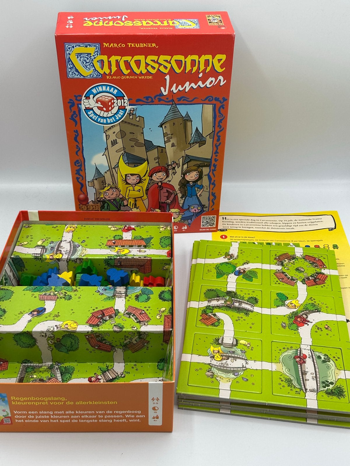 Carcassonne Junior - 999 games, Drie of vier spelers, Ophalen of Verzenden, Zo goed als nieuw