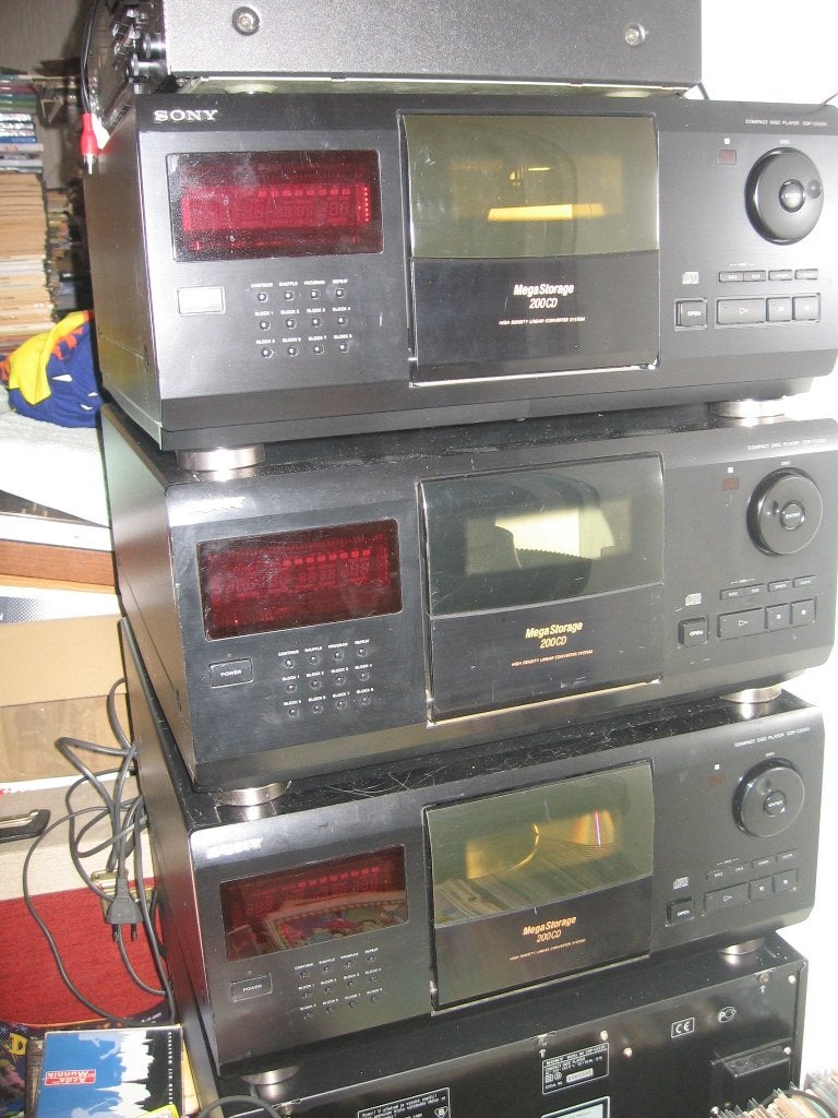 Sony 600 cd-wisselaar, Ophalen, Gebruikt, Sony, Wisselaar