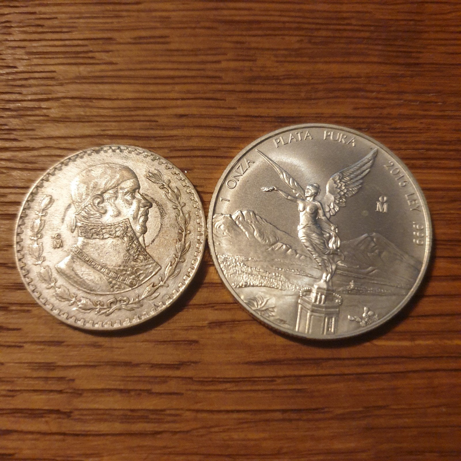 Zilveren Mexicaanse Munten - 1 Peso en 1 Onza, Verzenden