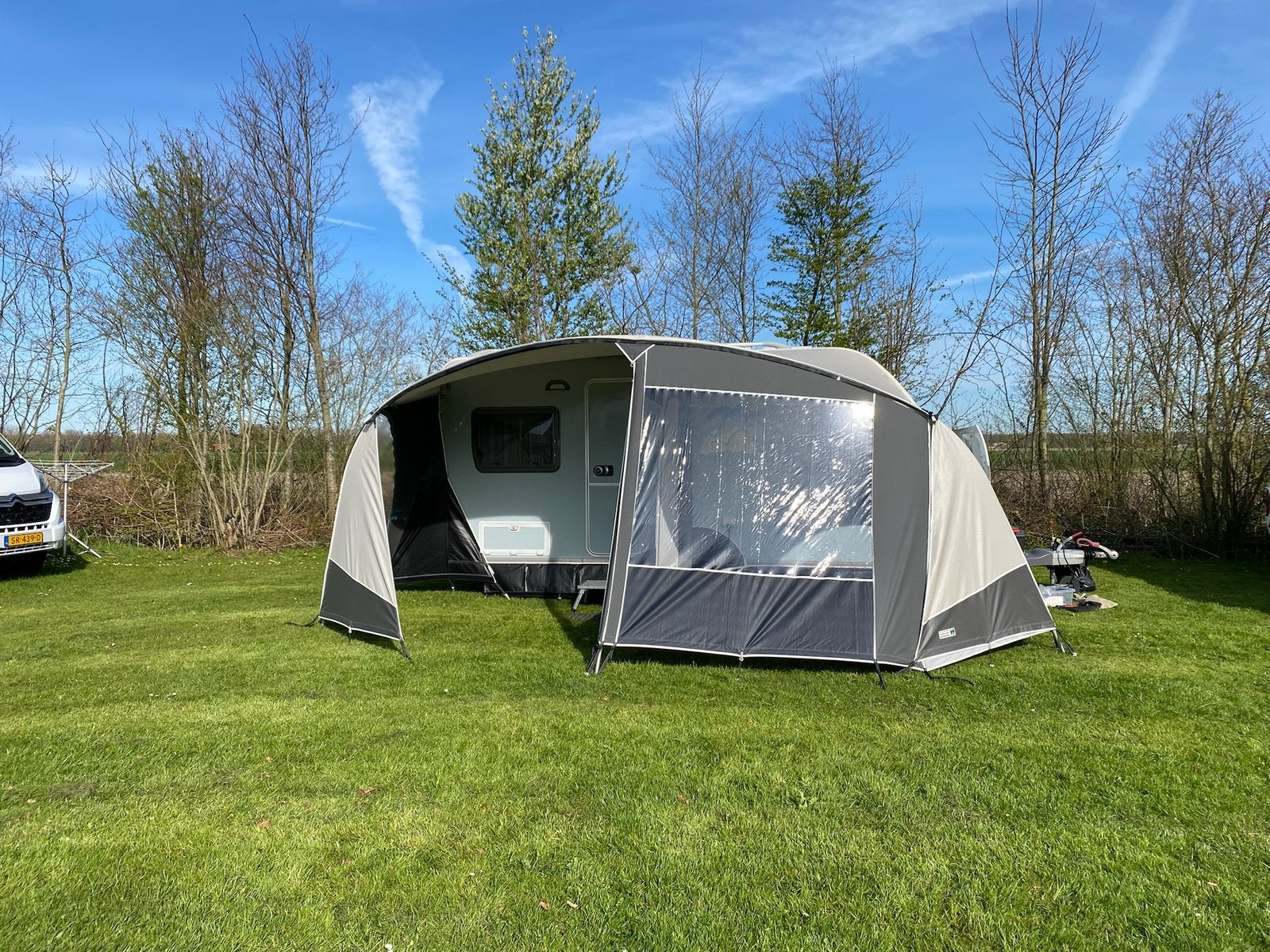 Unico verona luifel maat 10, Caravans en Kamperen, Ophalen, Gebruikt