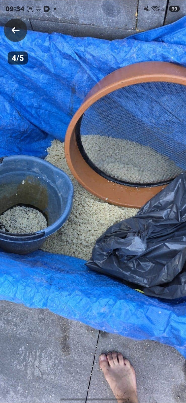 ub 100 beadfilter compleet, Ophalen