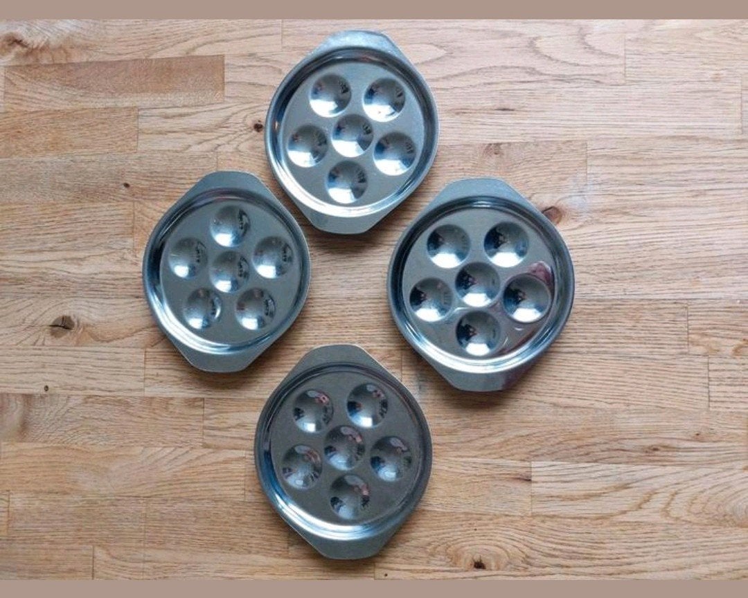 escargots bordjes/schaaltjes, 4 stuks, Huis en Inrichting, Ophalen of Verzenden