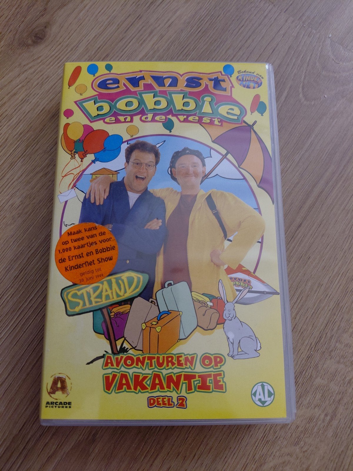 Ernst bobbie en de rest op Vakantie deel 2 videoband., Gebruikt, Alle leeftijden, Kinderprogramma's en -films, Overige typen