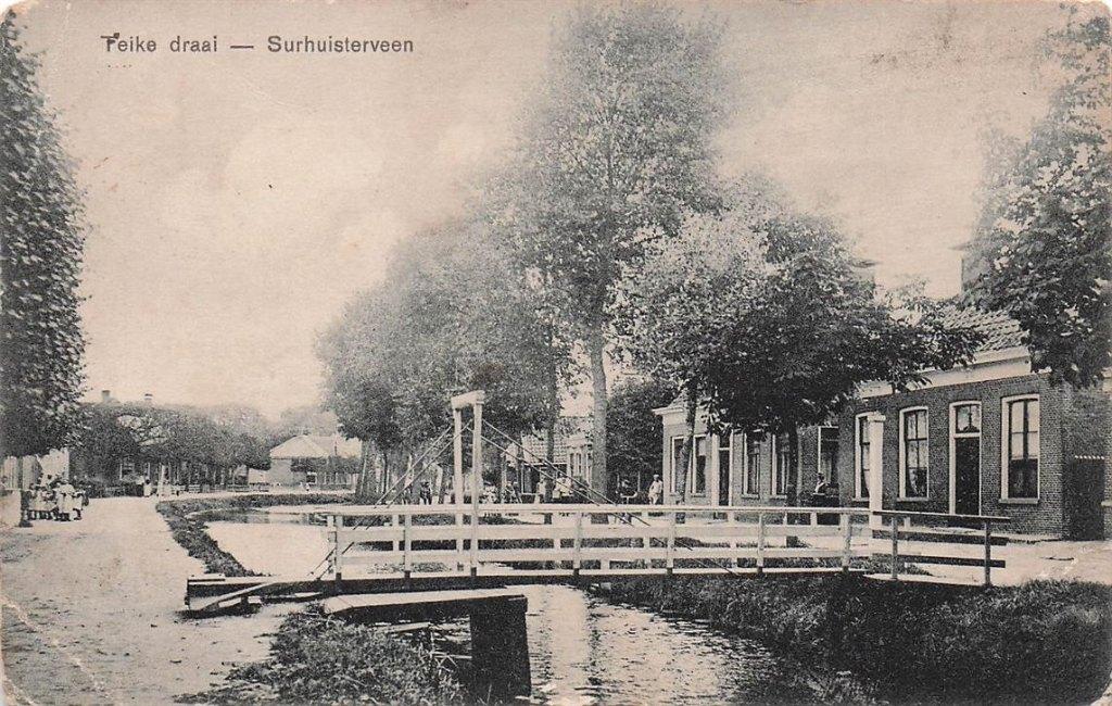 703-433-011 Teike Draai Surhuisterveen, Verzenden, Voor 1920, Friesland