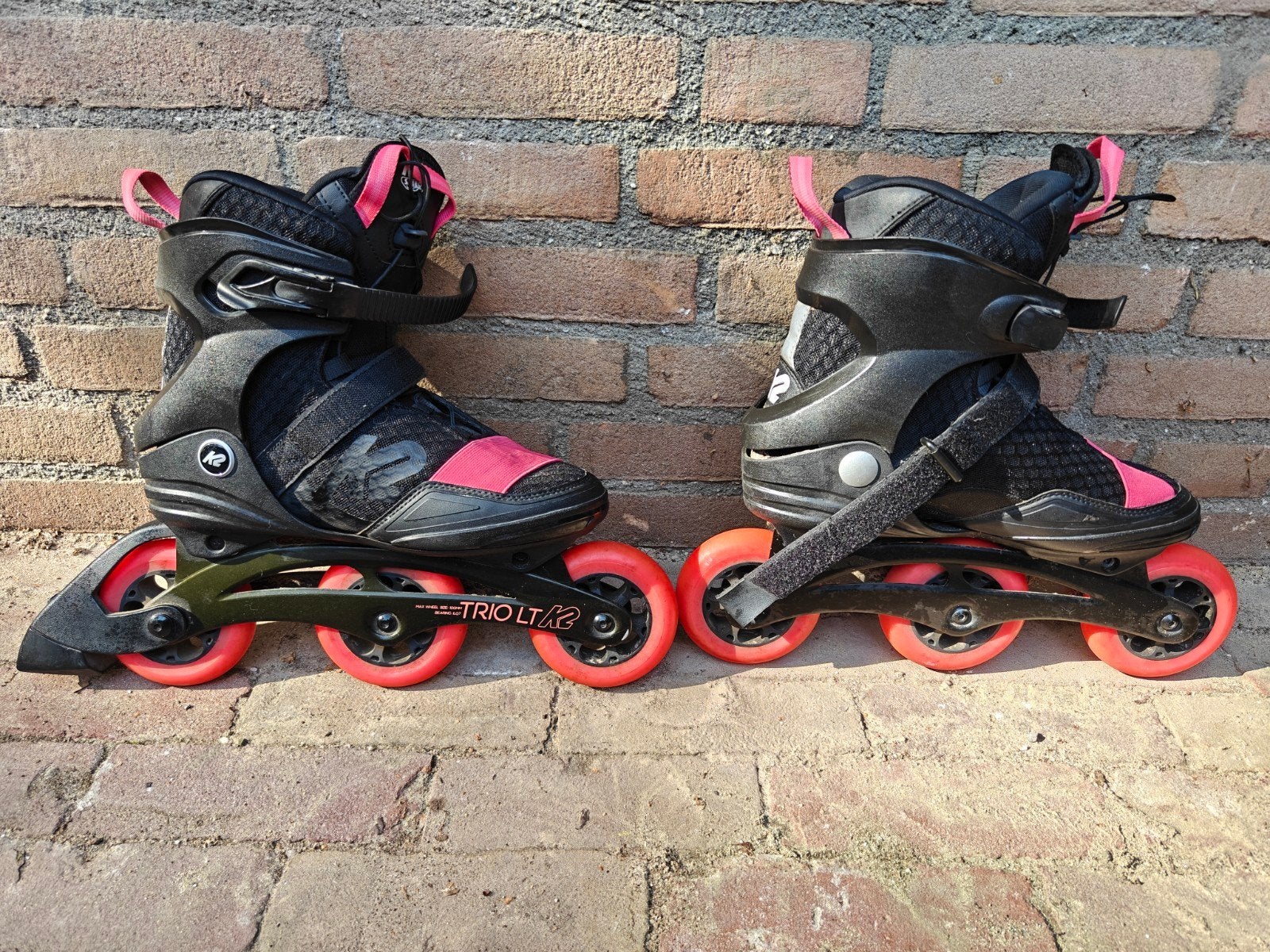 K2 Trio LT 100W Dames Inline Skates - Maat 40, Sport en Fitness, Ophalen, K2, Gebruikt, Inline skates 4 wielen