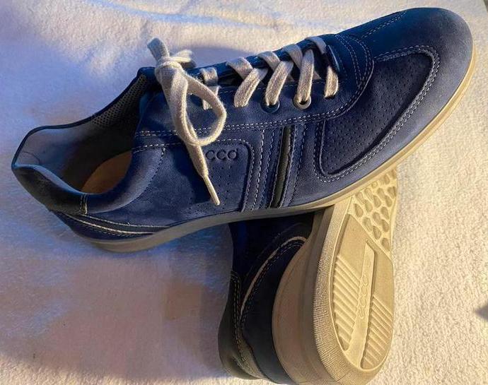 Ecco sneakers maat 42 nachtblauw advertentie 3, Blauw, Ophalen of Verzenden, Sneakers of Gympen, Gedragen