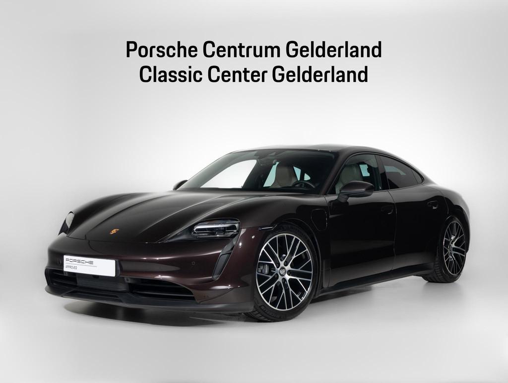 Porsche Taycan, Auto's, Porsche, Achterwielaandrijving, Gebruikt, Zwart, 18 min