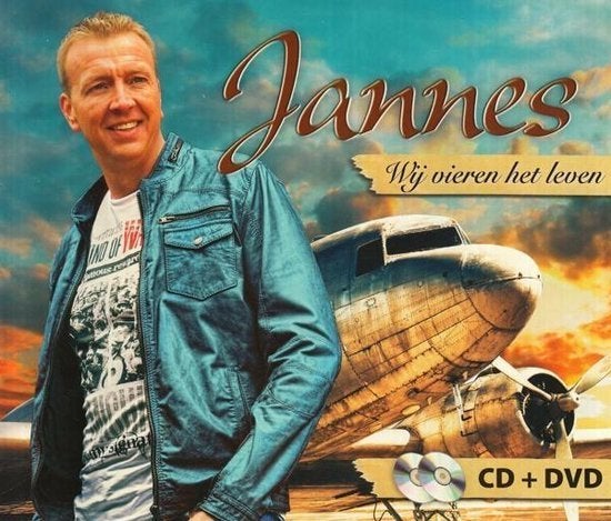 Jannes - Wij vieren het leven - CD + DVD, Ophalen of Verzenden, Zo goed als nieuw, Levenslied of Smartlap, Boxset