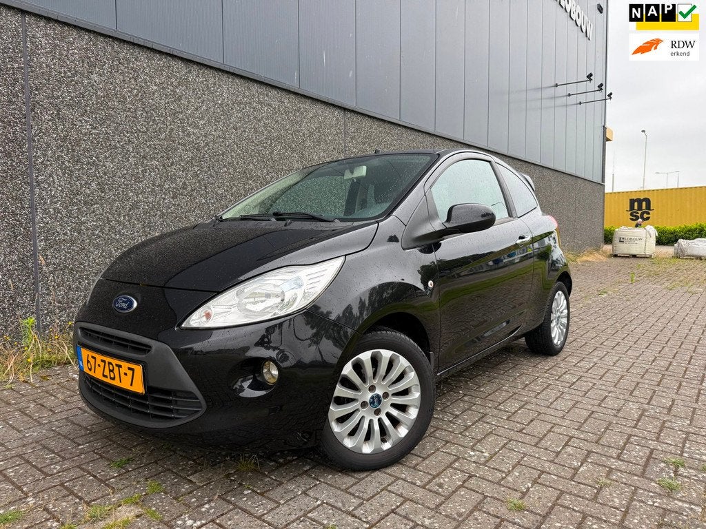 Ford Ka 1.2 Titanium X start/stop/Nieuwe APK en beurt!, Voorwielaandrijving, Euro 5, Stof, Gebruikt