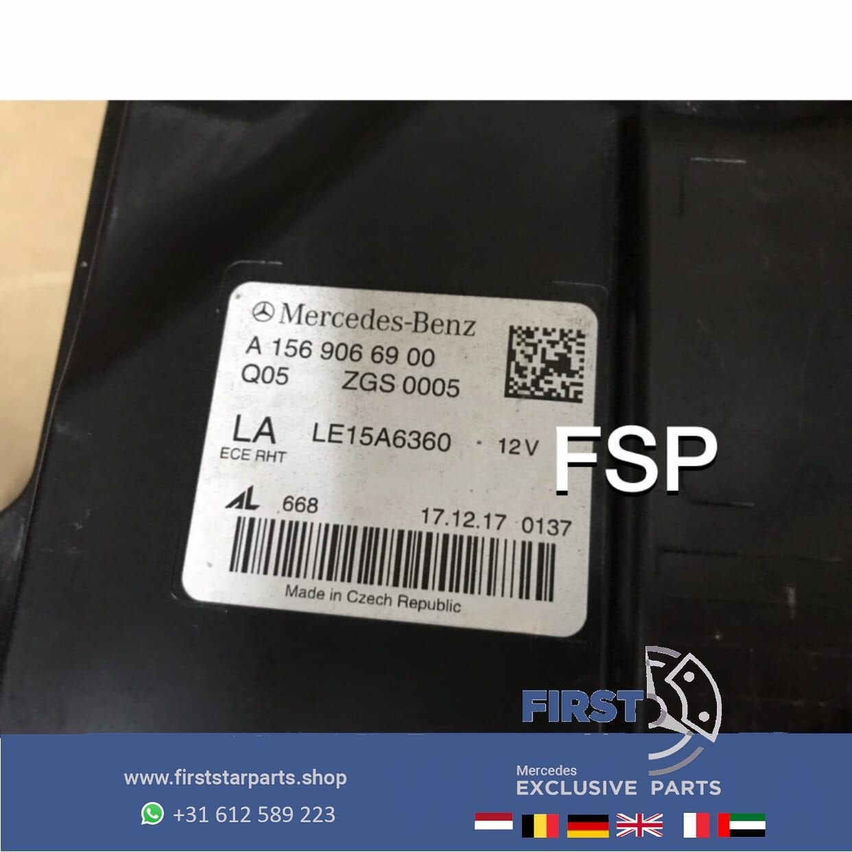 W156 FACELIFT LED KOPLAMP LINKS Mercedes GLA 2016-2020 High, Auto-onderdelen, Gebruikt, -, Ophalen of Verzenden, -