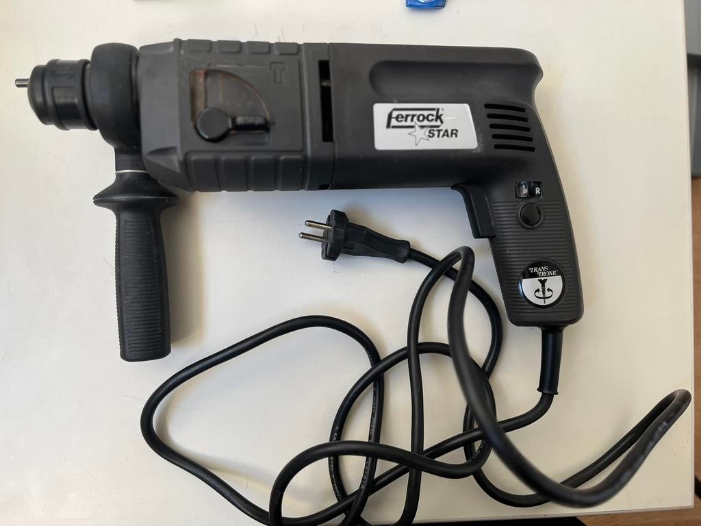 Klopboormachine op stroom made in Germany, weinig gebruikt, Ophalen of Verzenden, Zo goed als nieuw, Boormachine