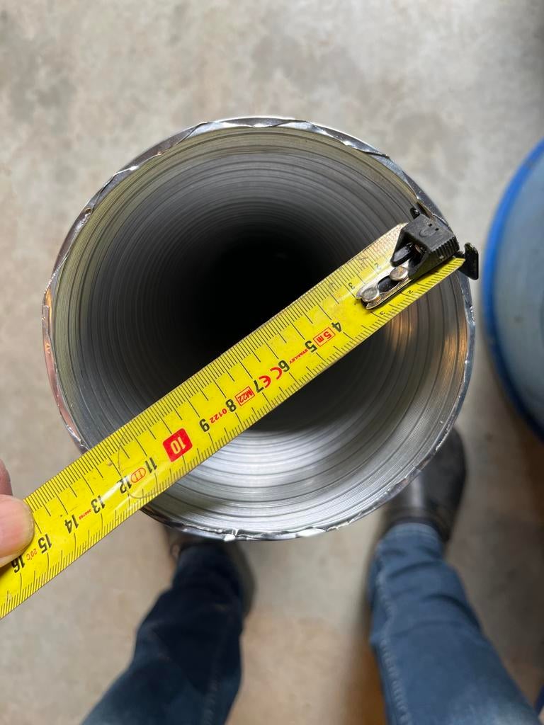 Flexibele ventilatieslang 125mm - Nieuw, Ophalen of Verzenden, Zo goed als nieuw