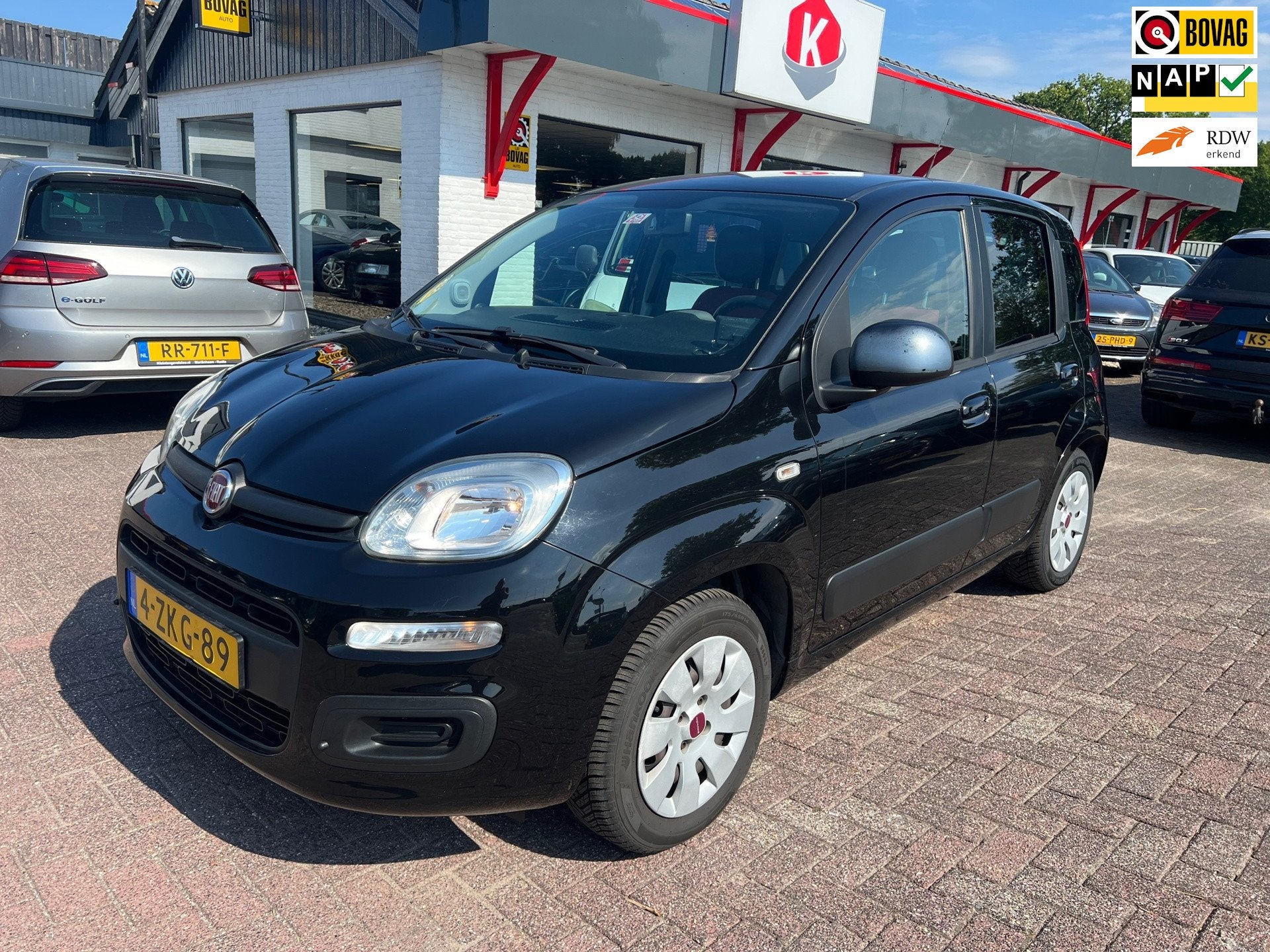 Fiat Panda 0.9 TwinAir Edizione Cool Pdc / Camera / Airco, Voorwielaandrijving, Gebruikt, Panda, Zwart