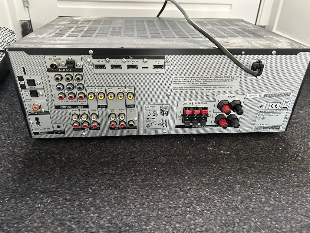 Sony STR-DH500 AV-receiver met HDMI, Ophalen, Gebruikt, 60 tot 120 watt, Sony