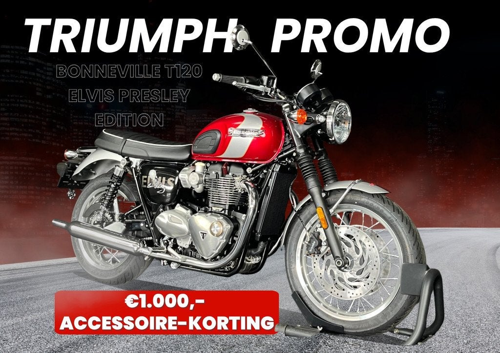 Triumph BONNEVILLE T120 ELVIS PRESLEY EDITI (bj 2026), Bedrijf, Meer dan 35 kW, Toermotor, 1200 cc