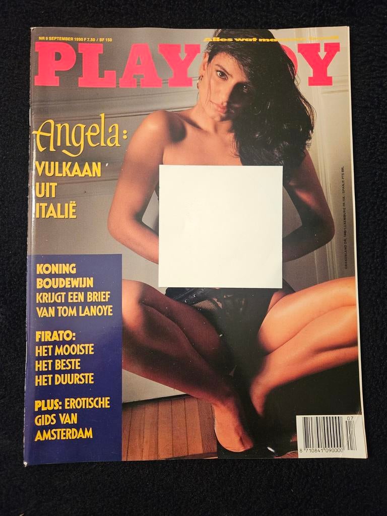 Playboy Magazine - September 1990 - Angela: uit Italie, Ophalen of Verzenden, Gelezen, Overige typen