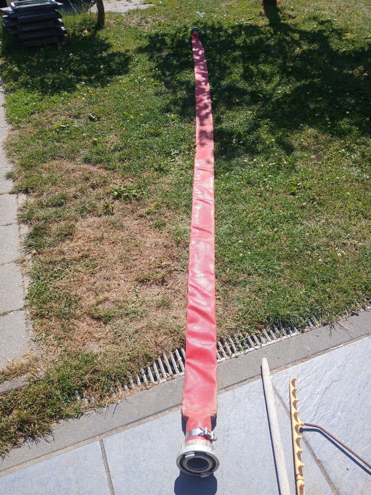 Brandweerslang met Storz koppelingen, 4,4 meter, Ophalen of Verzenden, Gebruikt
