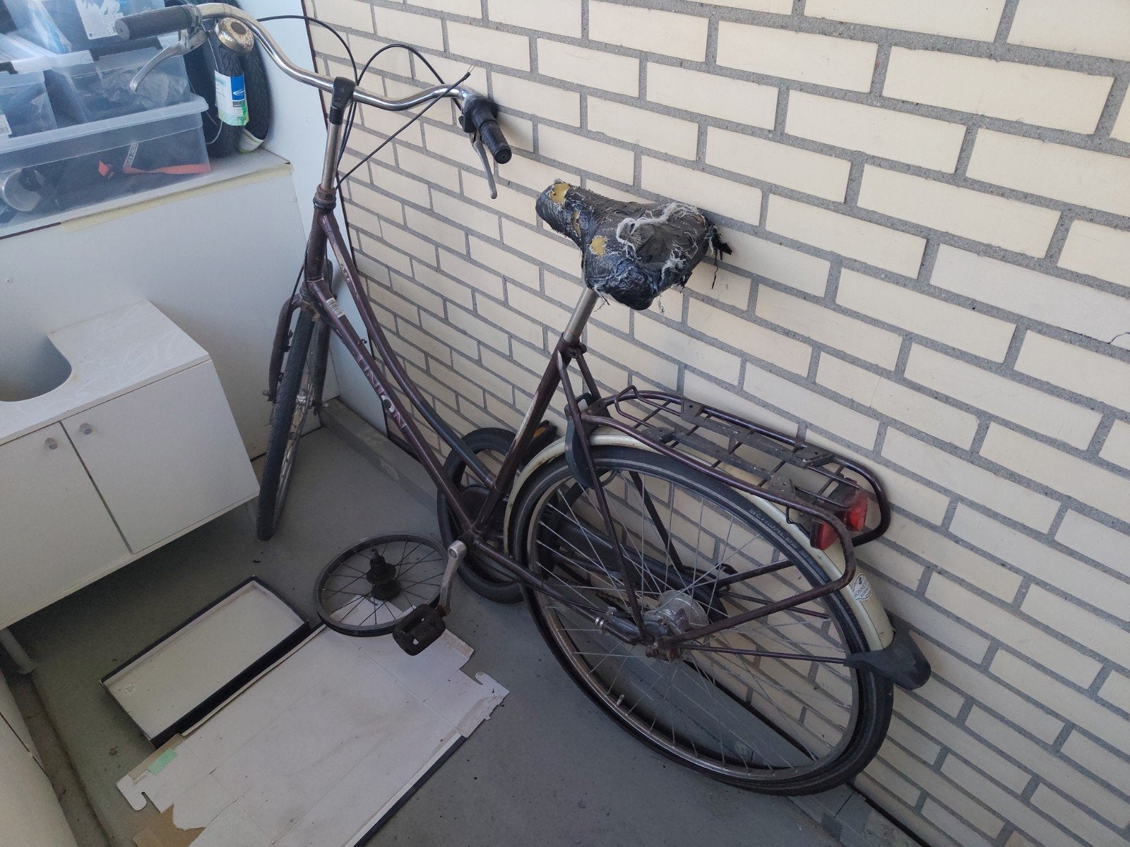 Oude damesfiets - Opknapper, 53 tot 56 cm, Ophalen, Gebruikt, Overige merken