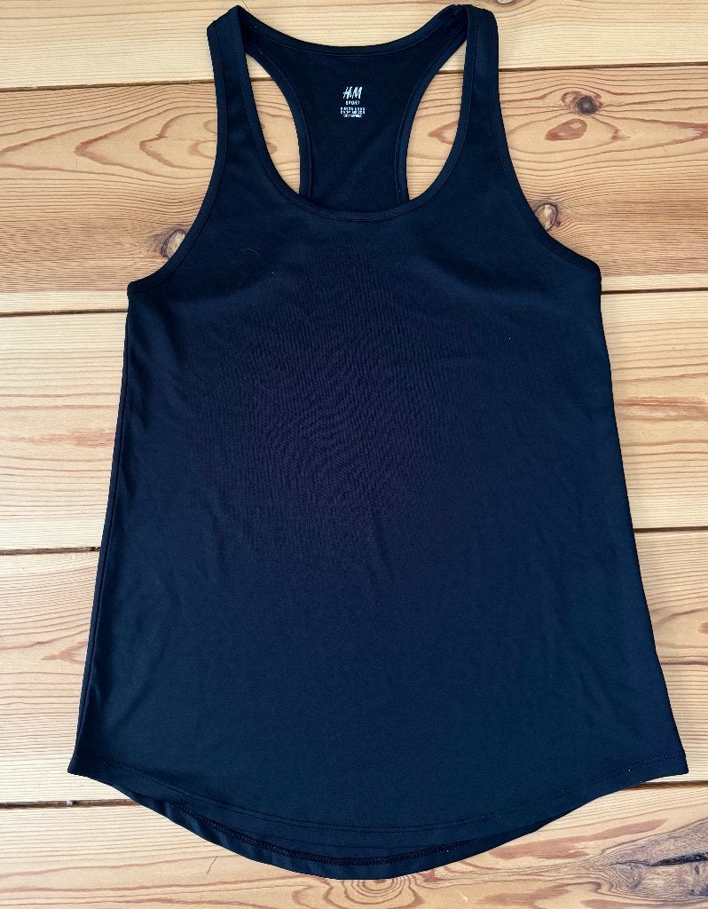 H&M Sport top / tanktop - Zwart - XS / Small / maat 34 36, Kleding | Dames, Sportkleding, H&M, Zwart, Ophalen of Verzenden, Maat 34 (XS) of kleiner