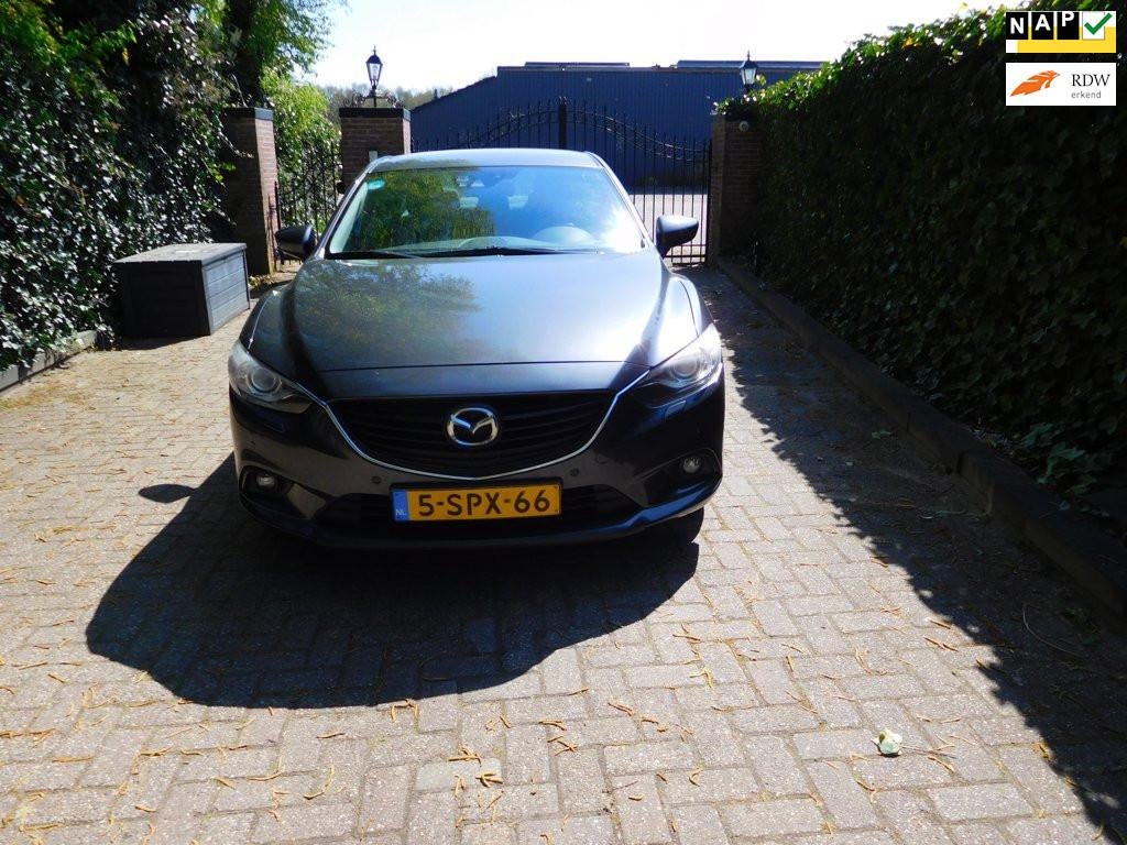 Mazda 6 2.0 HP Skylease+nette auto nl auto met nap technisch, Auto's, Mazda, Bedrijf, Te koop, ABS, Airbags, Airconditioning, Bluetooth