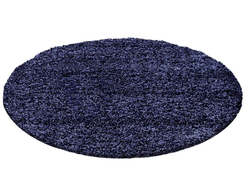 Vloerkleed Navy 80x80 blauw rond nieuw!, 50 tot 100 cm, Blauw, Nieuw, Warm comfortabel kwaliteit gezellig