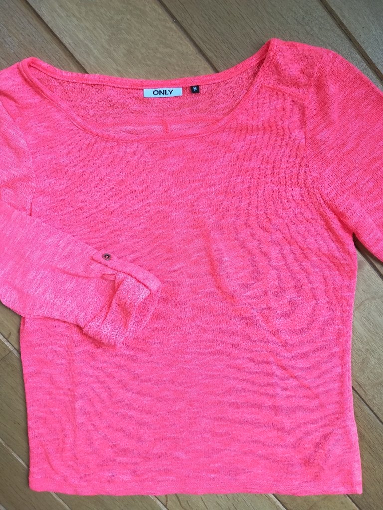 ONLY trui neon oranje roze maat M - nieuw -, Maat 38/40 (M), Only, Nieuw, Ophalen of Verzenden