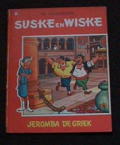 Suske en Wiske Jeromba de Griek 1e Druk matte versie, Eén stripboek, Ophalen of Verzenden, Gelezen
