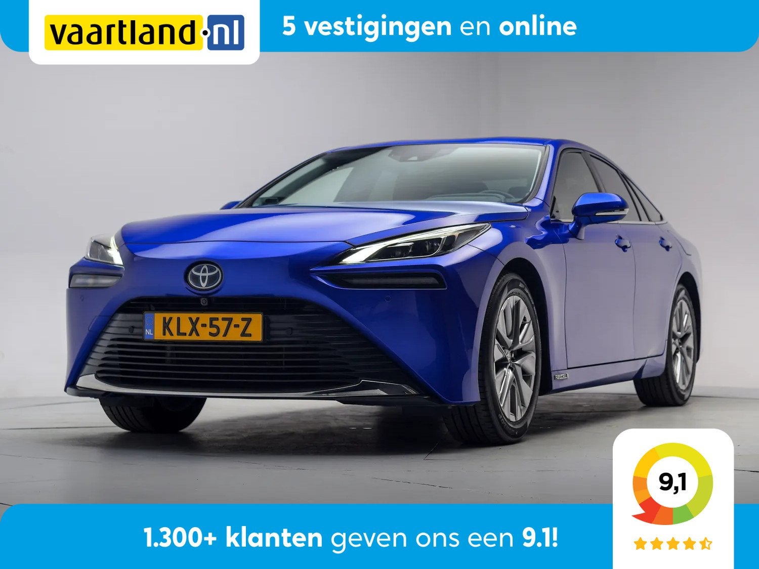 Toyota Mirai Executive [ LED Adapt.cruise Leder Stoelverwarm, Auto's, Automaat, 0 cilinders, Gebruikt, Mirai