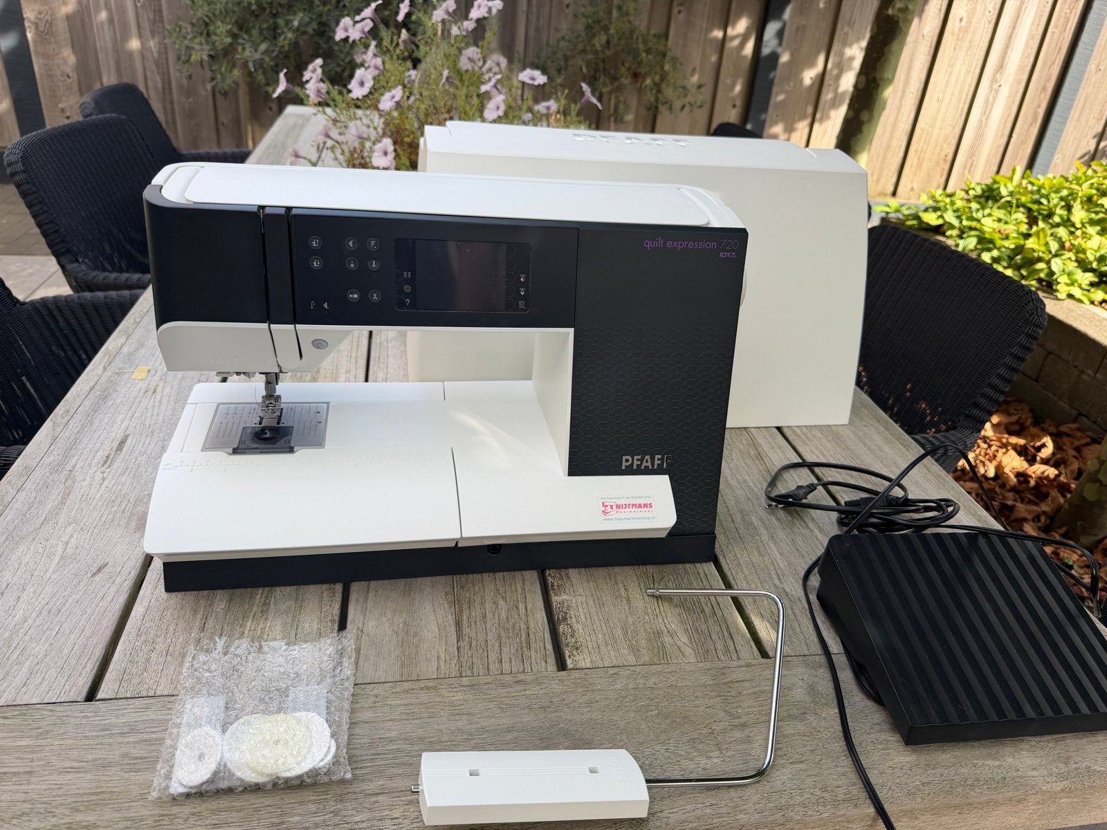 Pfaff Quilt Expression 720 Naaimachine - Zo goed als nieuw, Ophalen of Verzenden, Zo goed als nieuw, Naaimachine, Pfaff