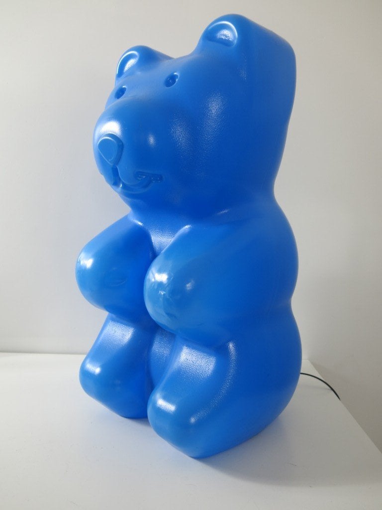 Blauwe Gummy Bear tafellamp Messow, jaren 90, Ophalen of Verzenden